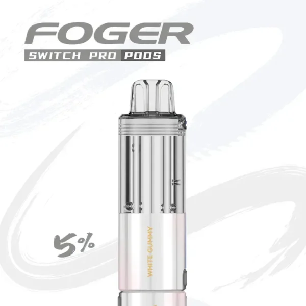 White Gummy Foger Switch Pro Pod